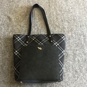 Emma Fox Caspian Plaid Tote